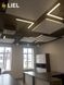 Світлодіодний підвісний лінійний світильник з LED профілю Г-подібний LIEL 1500х1500х40х43.6мм 12V Premium, арт. L015