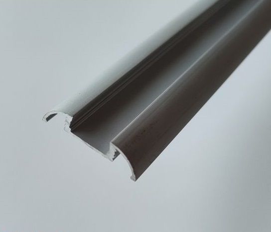 Алюминиевый профиль для LED-ленты Х303 накладной анодированный, алюміній анодований