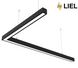 Світлодіодний підвісний лінійний світильник з LED профілю Г-подібний LIEL 600х600х40х43.6мм 12V Premium, арт. L018