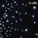 Уличная гирлянда Бахрома LIEL 3х0,7м Premium холодный белый свет с мерцанием на черном кабеле IP65, арт. G045-ST