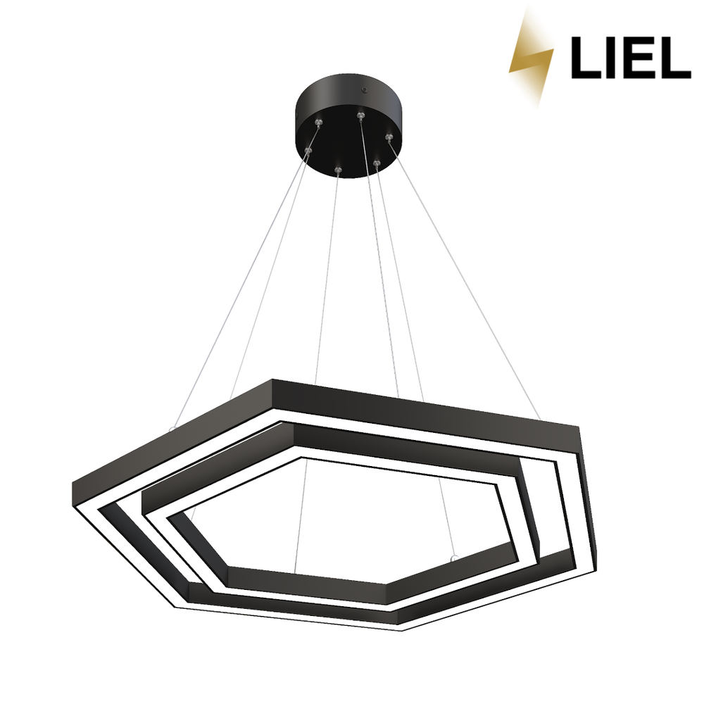 Светодиодный подвесной линейный светильник с LED профиля Дабл сота LIEL 600х40х43.5мм/400х40х43.6мм 24V Premium, арт. L0197