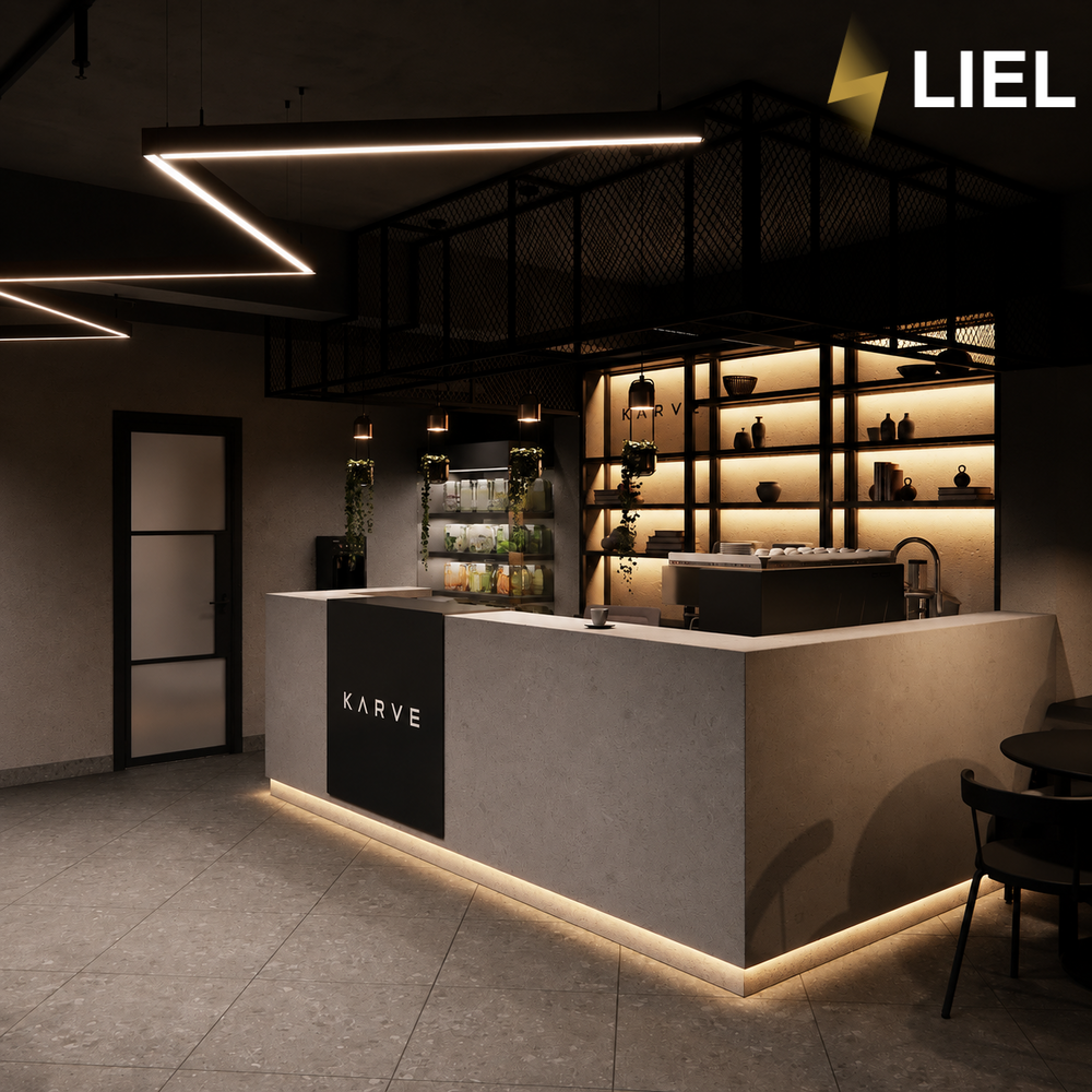 Лінійний підвісний LED світильник LIEL 500х20х30мм 18W 220V Premium, арт. L04499