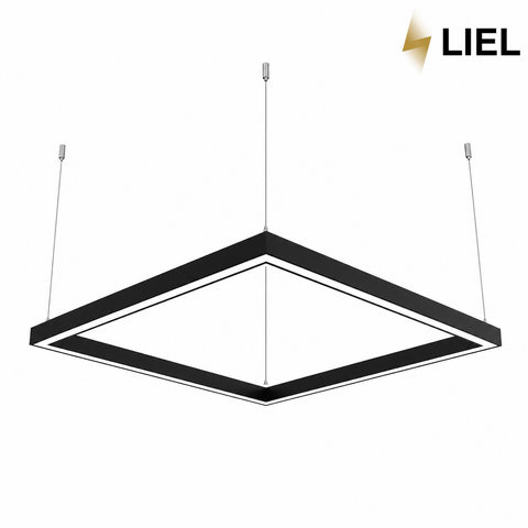 Світлодіодний лінійний підвісний LED світильник квадрат LIEL 1200х1200х40х43.6мм 220V Premium, арт. L099