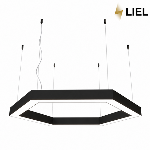 Линейный подвесной светильник с LED-профиля Сота LIEL 1000х40х43.6мм 108W 24V Premium, арт. L03500