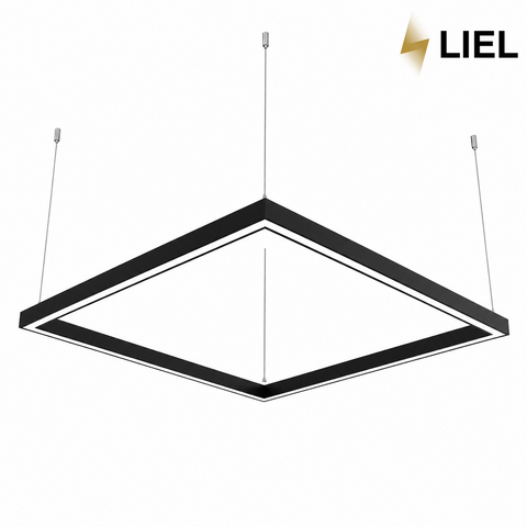 Світлодіодний лінійний підвісний LED світильник квадрат LIEL 1500х1500х40х43.6мм 220V Premium, арт. L100