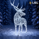 Новорічний світловий олень LIEL 3D, 400 LED, 260 см, холодний колір світіння, IP67, декоративна світлодіодна фігура для вулиці, арт. G-0013