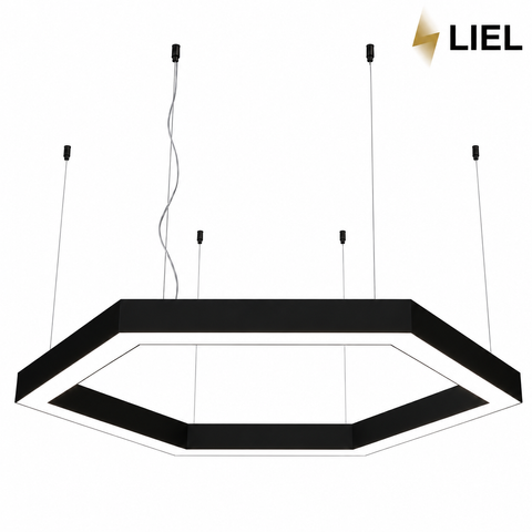 Линейный подвесной светильник с LED-профиля Сота LIEL 1200х40х43.6мм 129.6W 24V Premium, арт. L03511