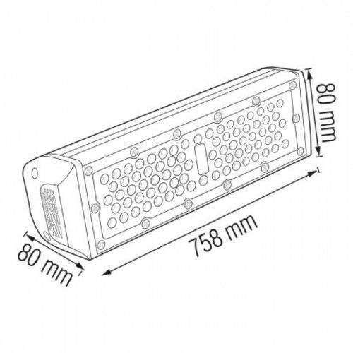 Світлодіодний промисловий світильник LED LIEL 150Вт 6500К чорний