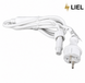 Уличная гирлянда Штора LIEL 3х3м Premium синий цвет с мерцанием на белом кабеле IP65, арт. G035-CT