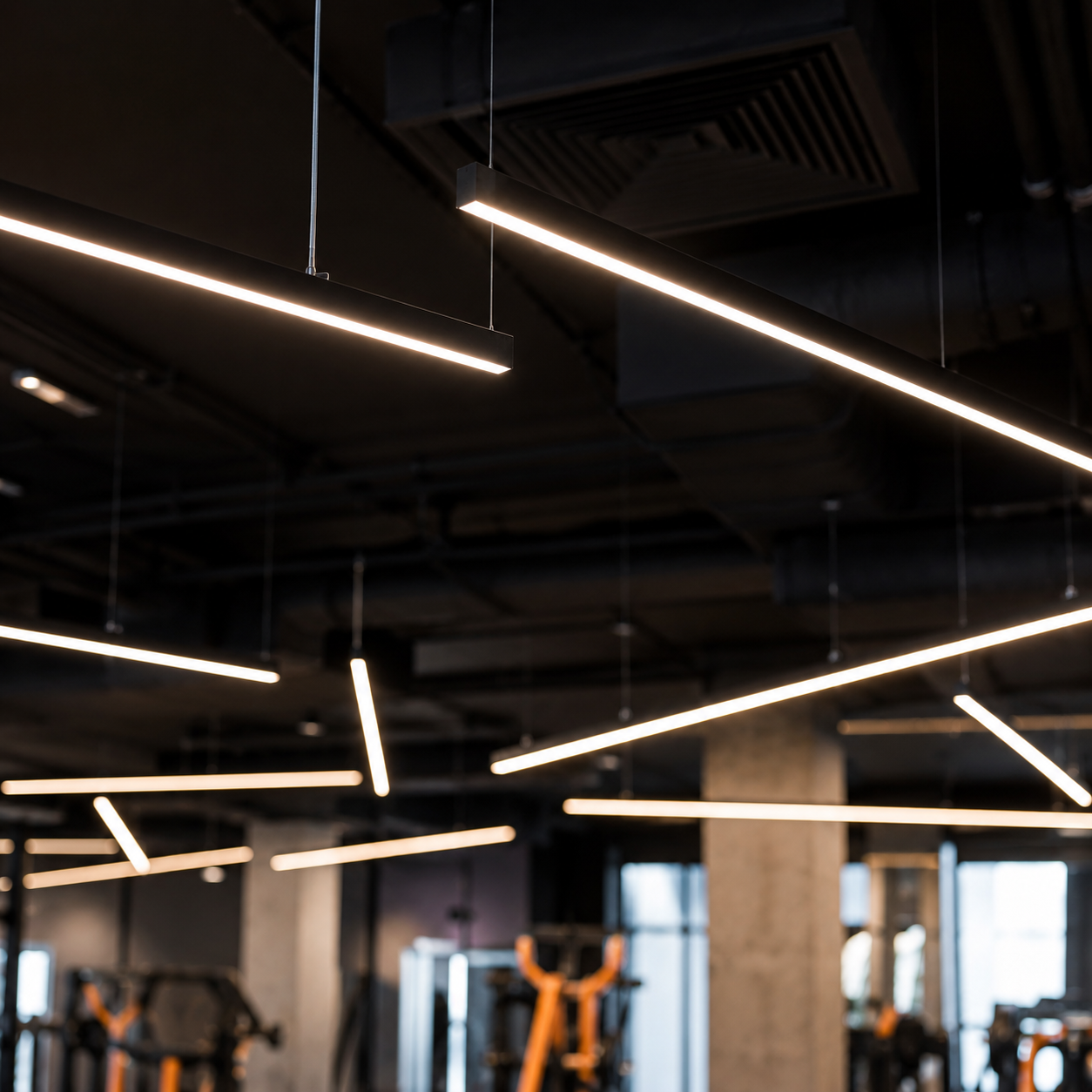 Професійне LED освітлення для спортзалу та фітнес центру