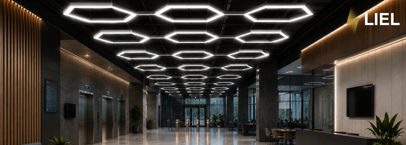 LED освещение в форме Соты по индивидуальным размерам