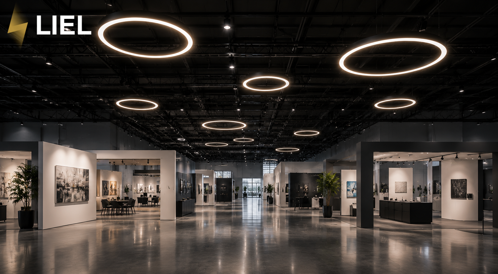 Професійне LED освітлення для ивставкового центру