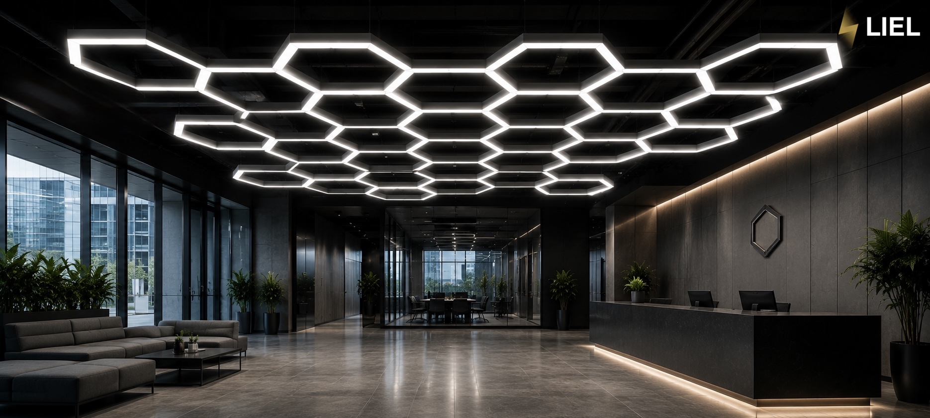 Современное LED освещение для коммерческого пространства